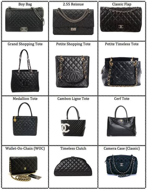 chanel bags types|different styles of Chanel bags.